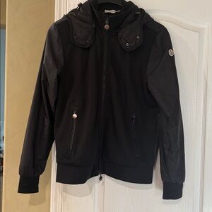 Moncler navy  Hooded Jacket